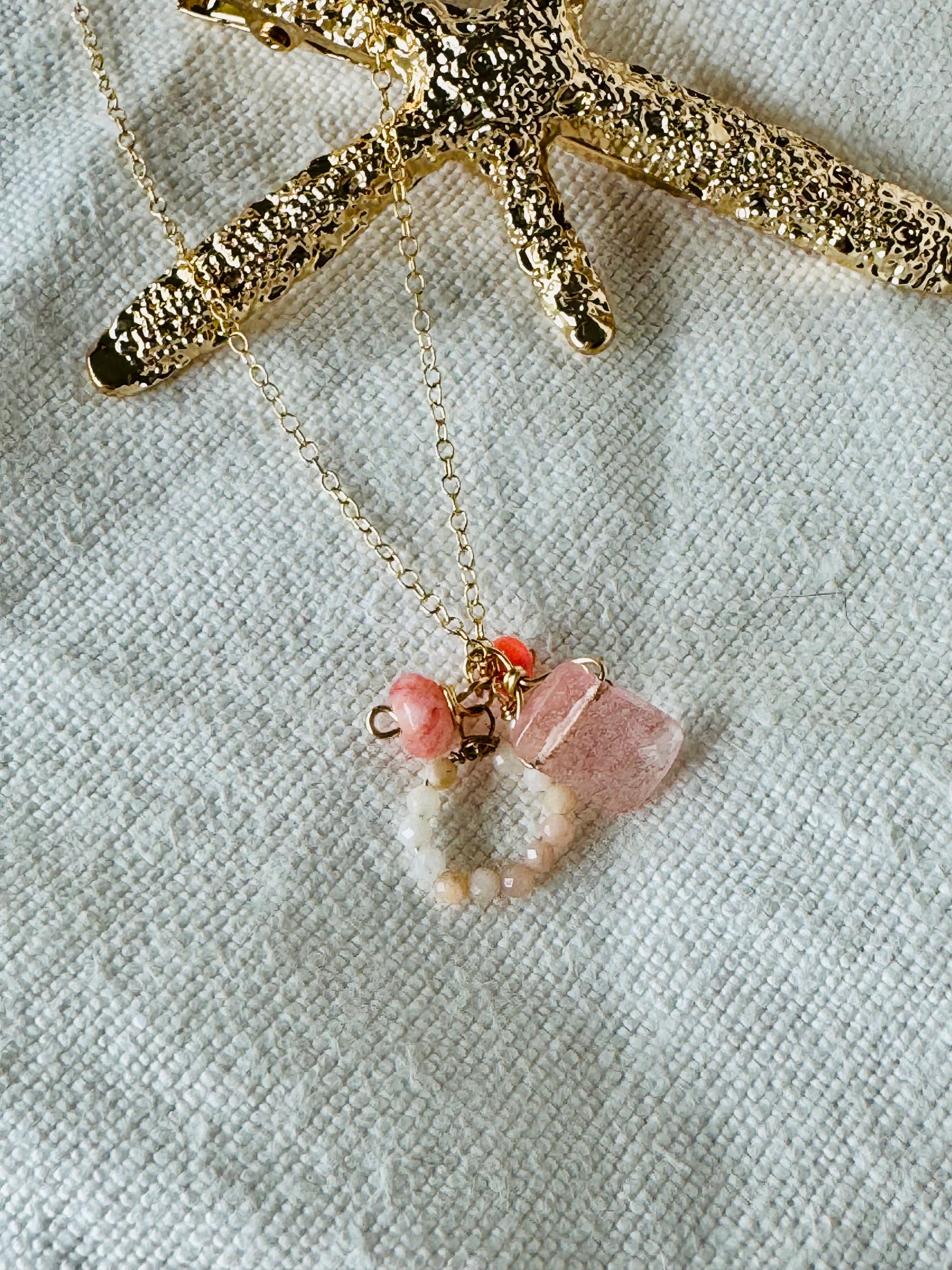 Dainty Pink Sands Necklace