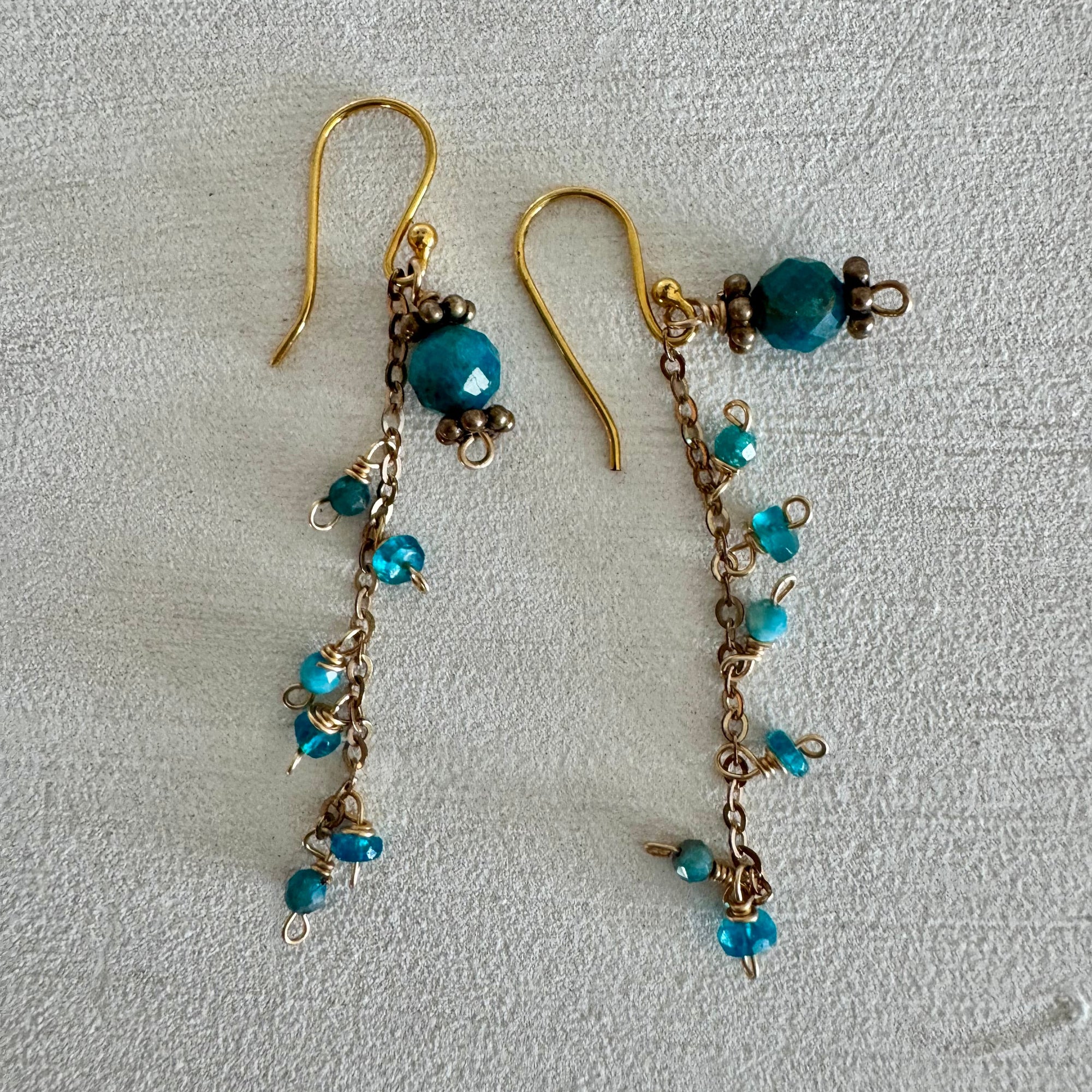 Apatite Dangle Earrings