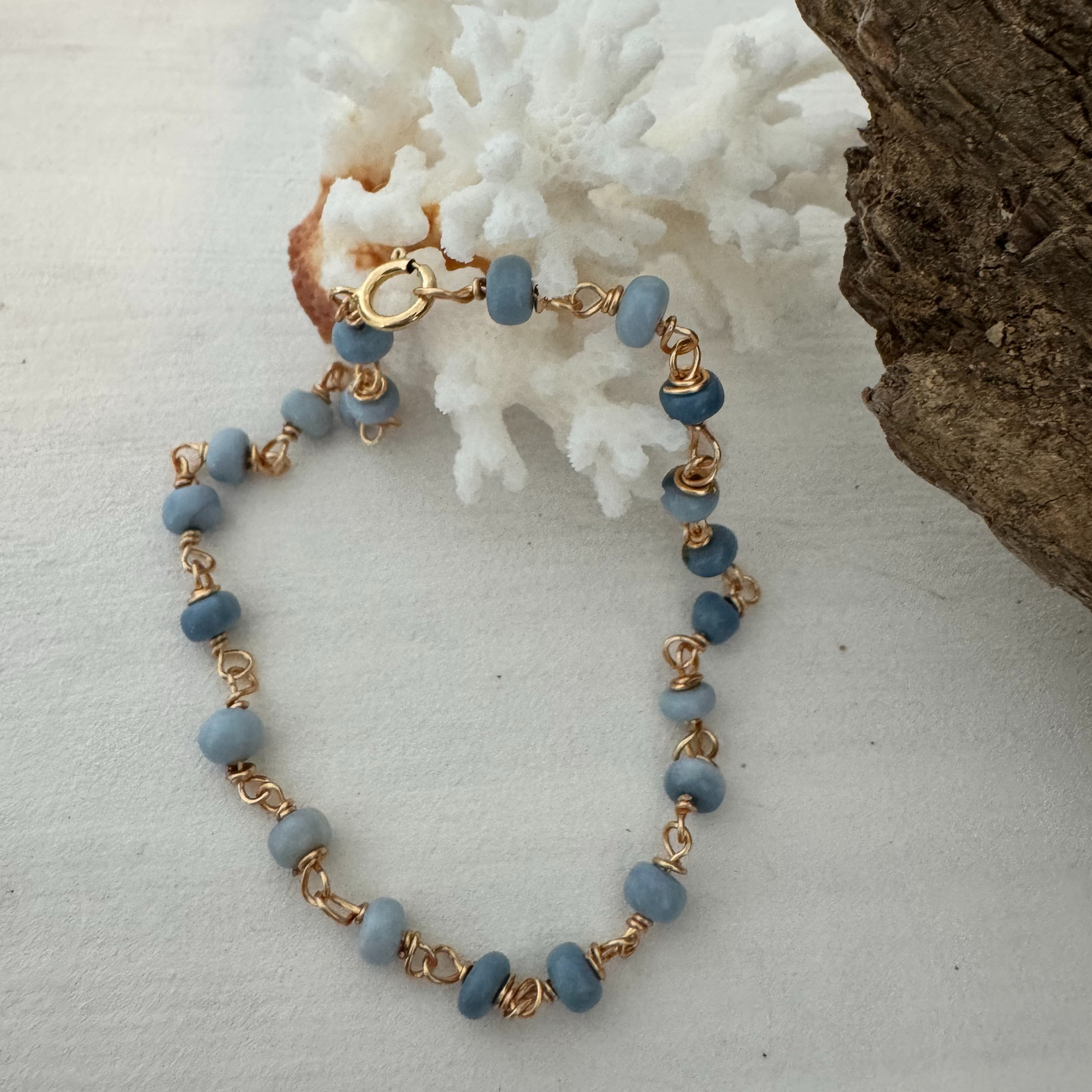 Feelin’ Crabby Denim Opal Bracelet