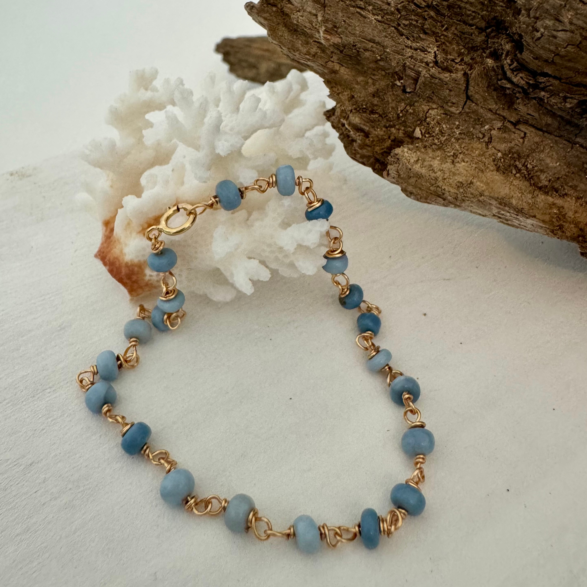 Feelin’ Crabby Denim Opal Bracelet