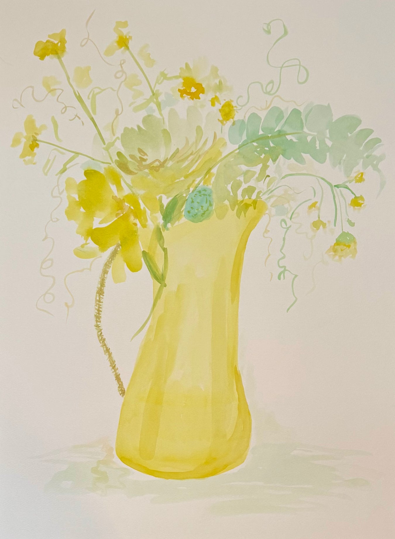 Lemonade Days – 18x24 Original Watercolor