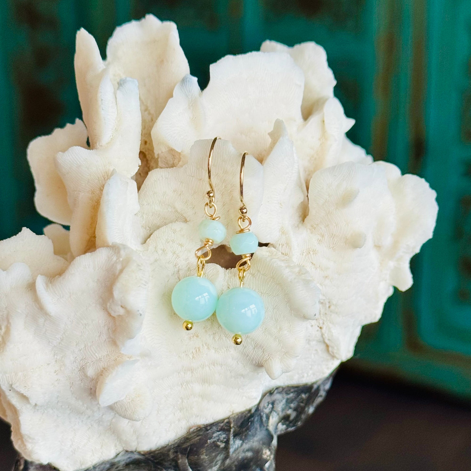 Light Blue Amazonite Minis Earrings