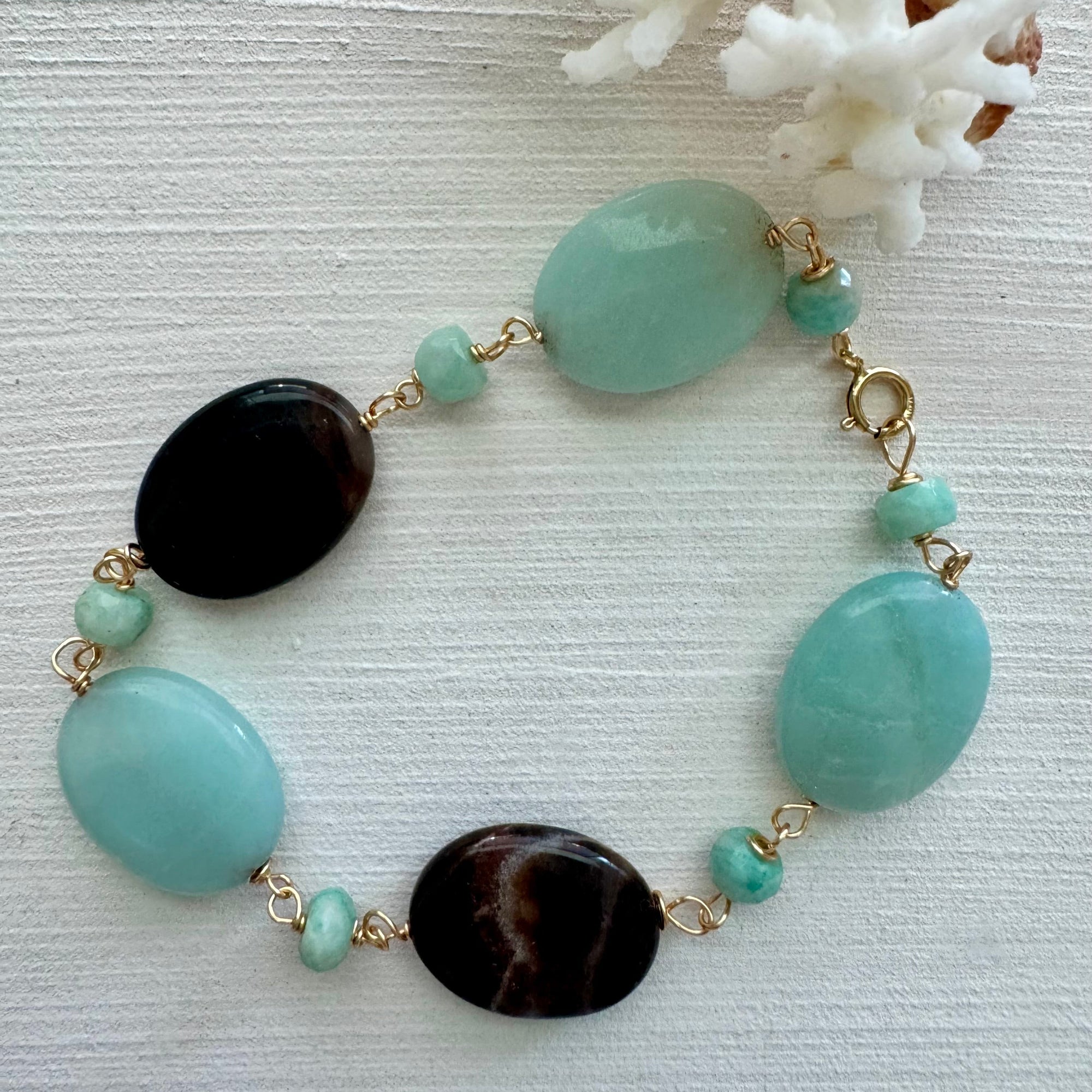 Minted Earth Amazonite Bracelet