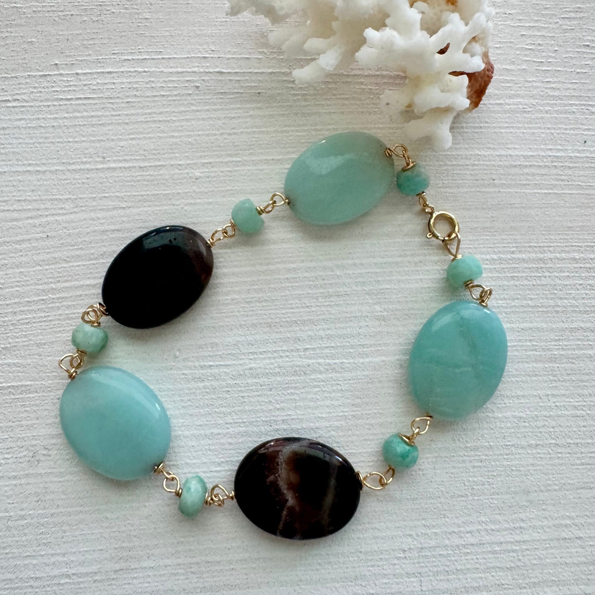 Minted Earth Amazonite Bracelet