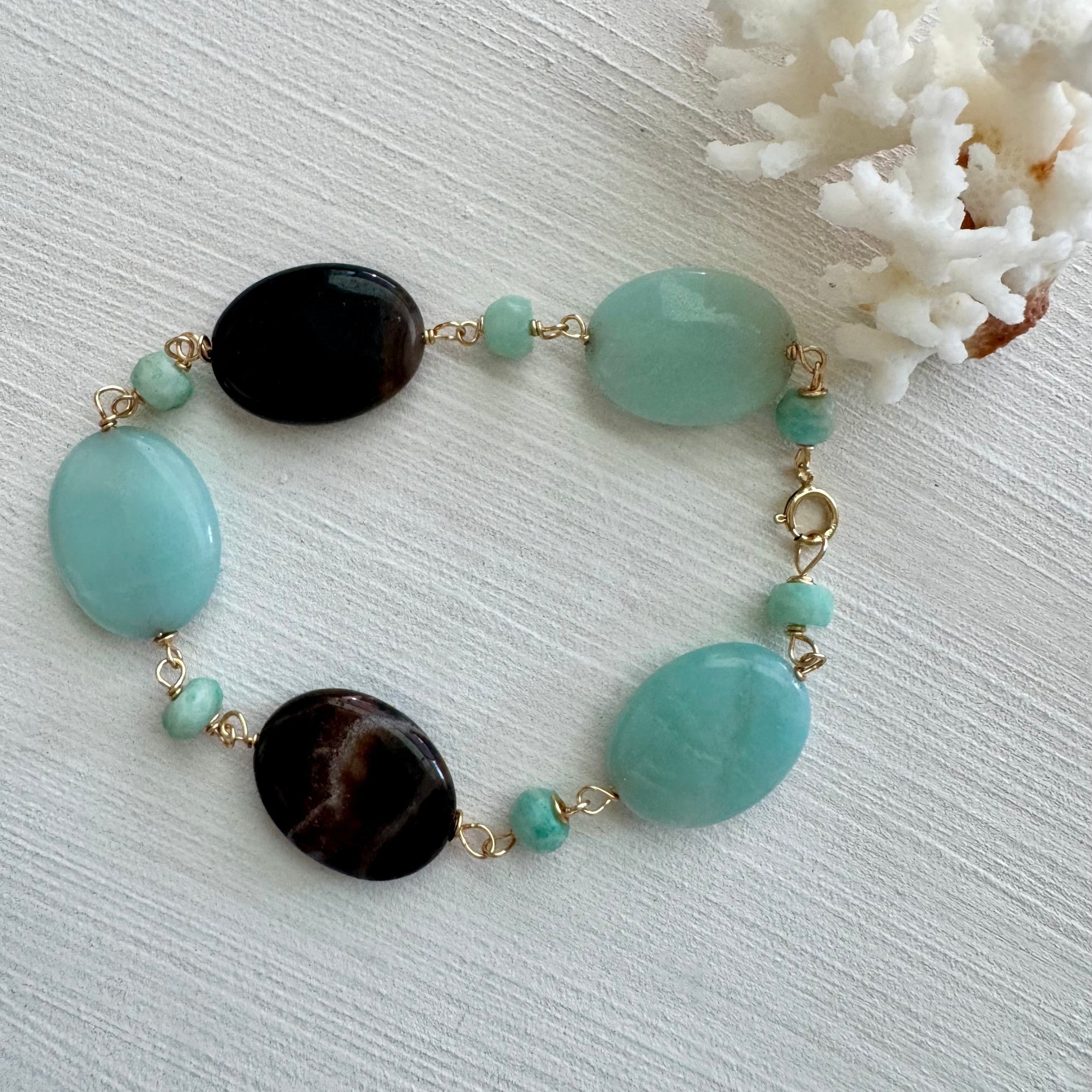 Minted Earth Amazonite Bracelet