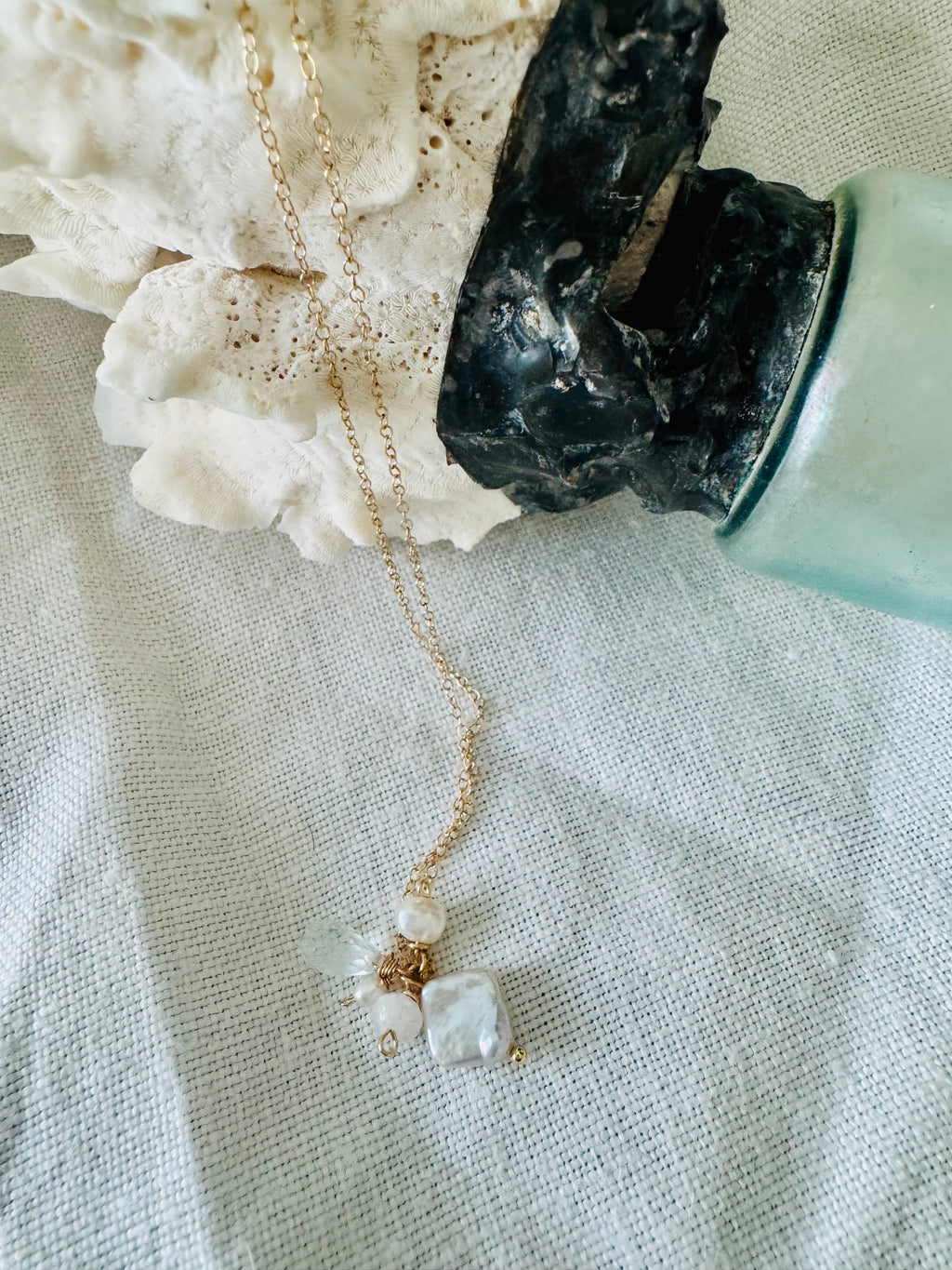 Dainty Tidal Glow Necklace
