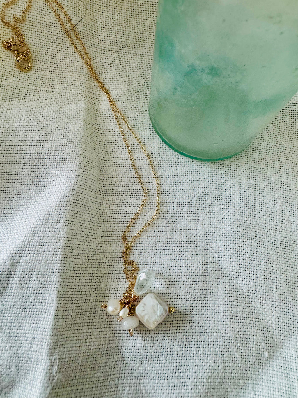 Dainty Tidal Glow Necklace
