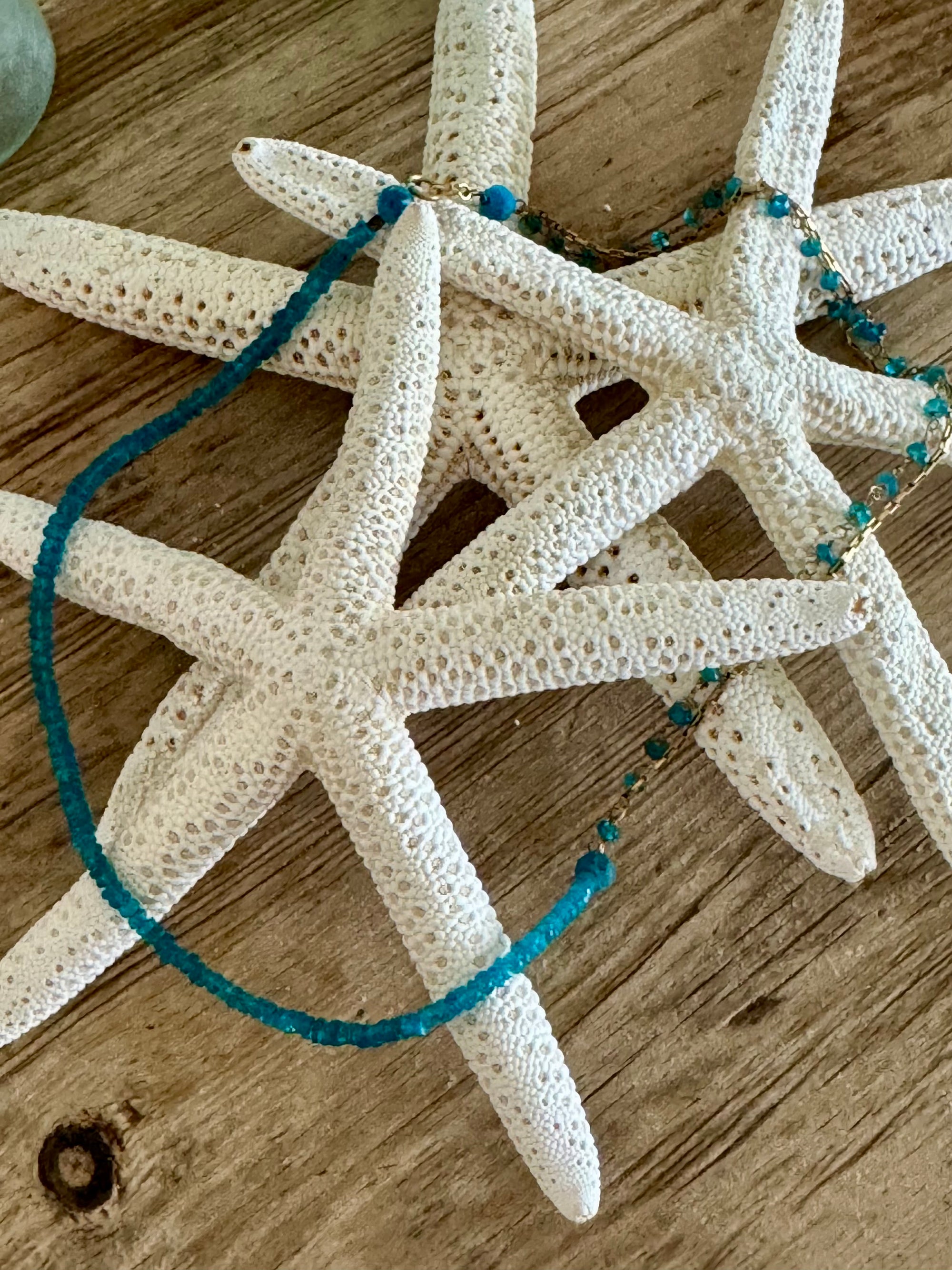 Neon Blue Seas Necklace