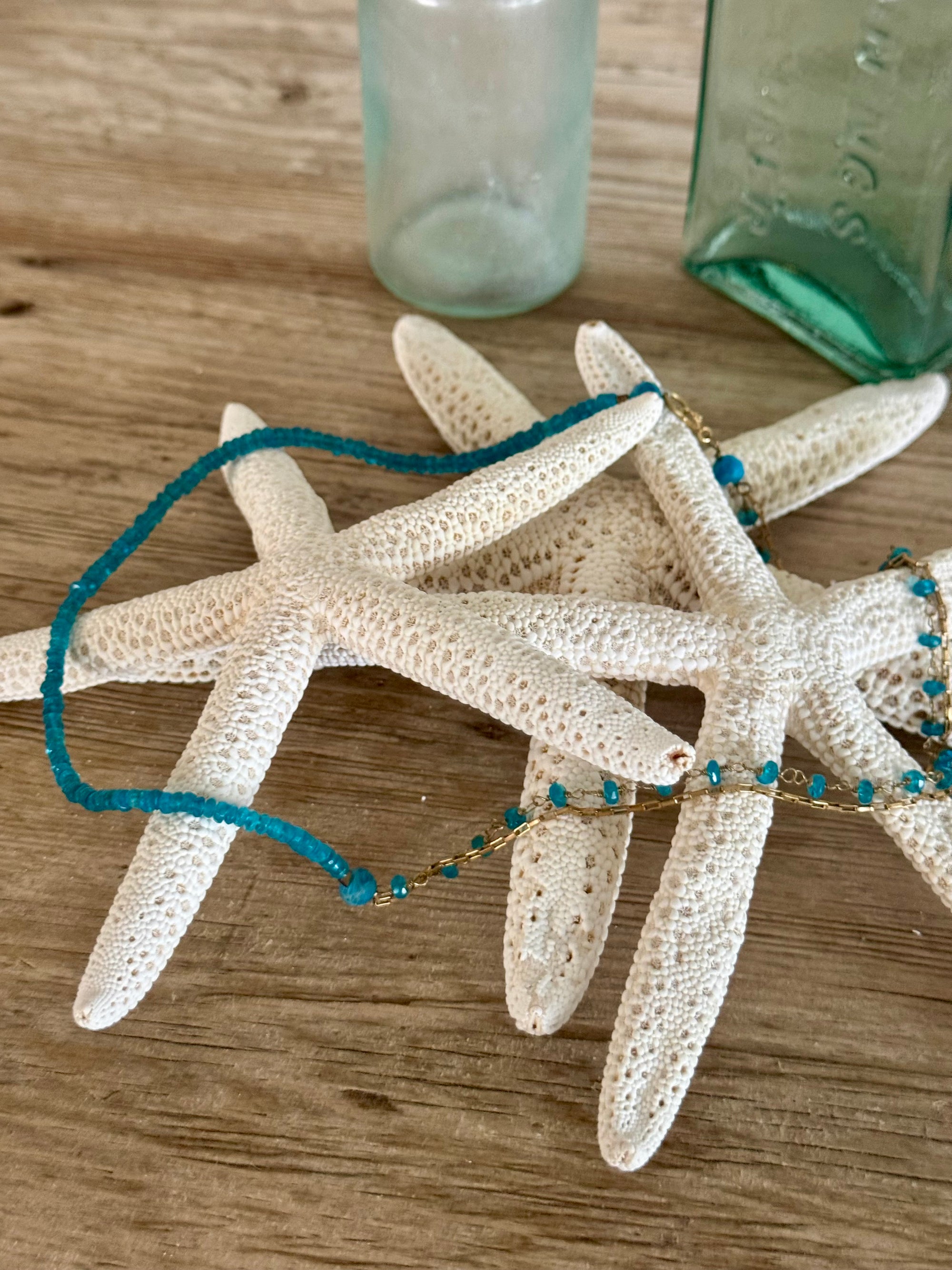Neon Blue Seas Necklace