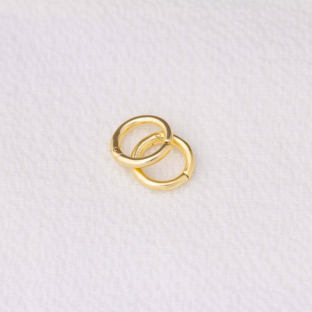 Mini Seamless Clicker Hoop Earrings: 9mm
