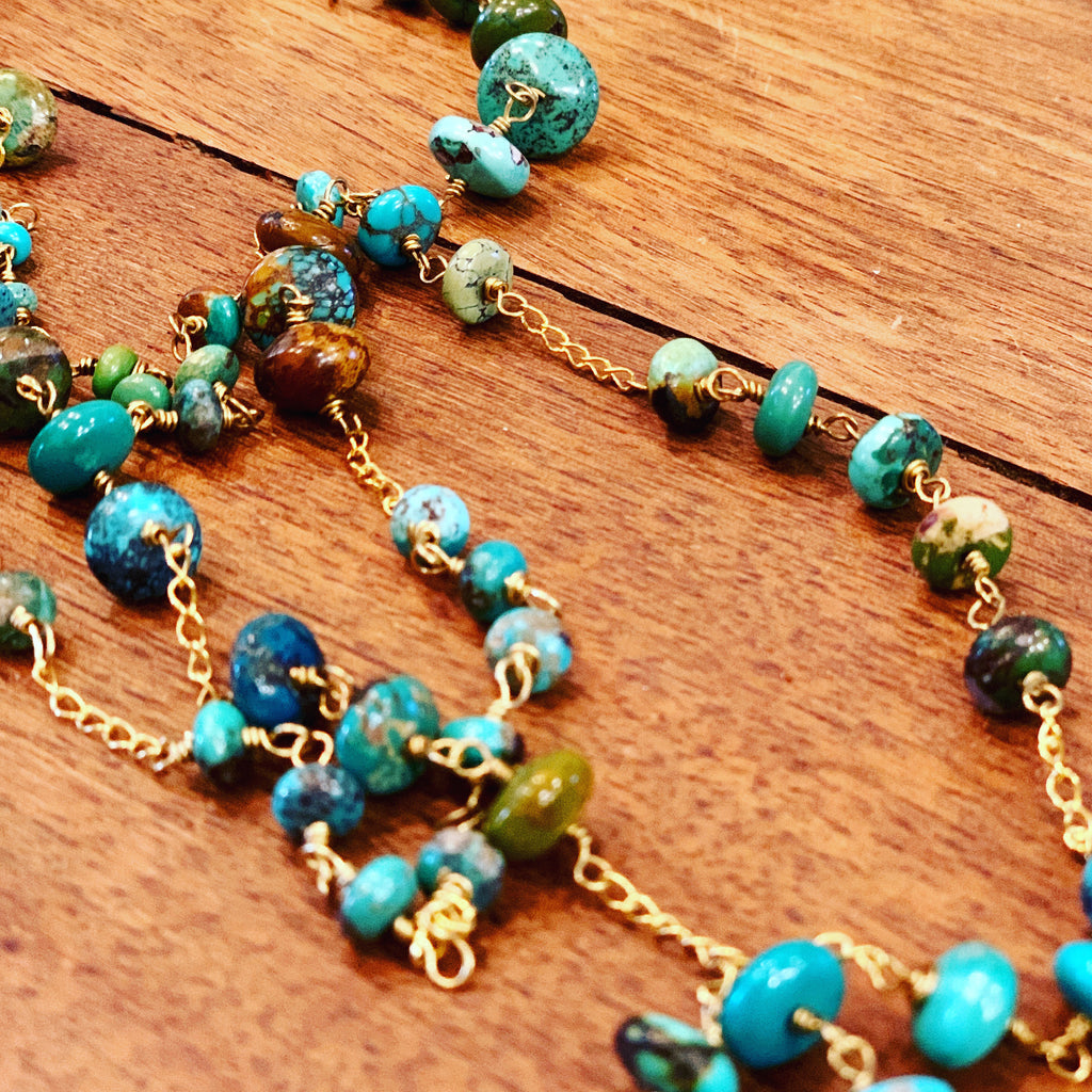 Arizona Green Turquoise Necklace