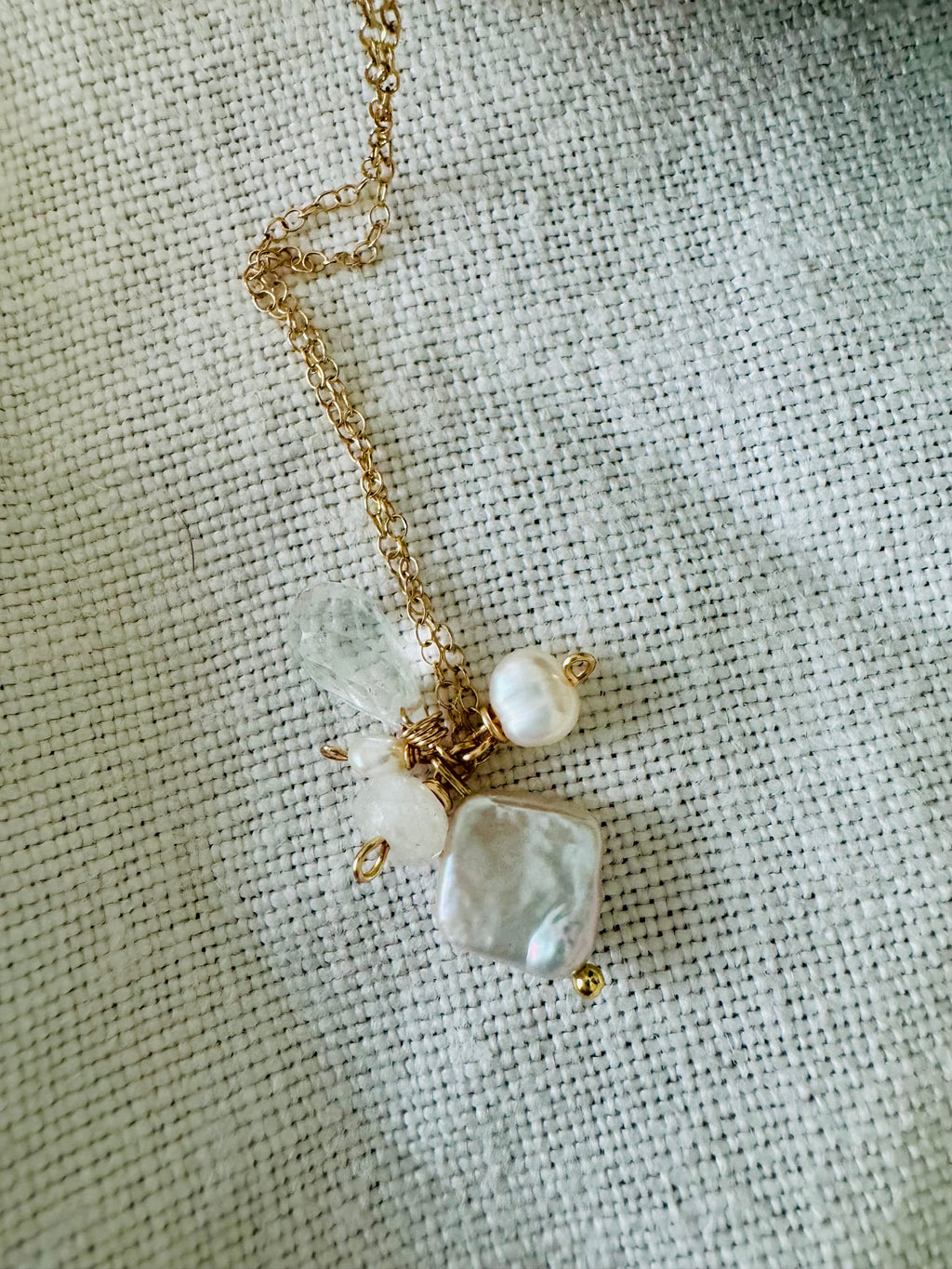 Dainty Tidal Glow Necklace