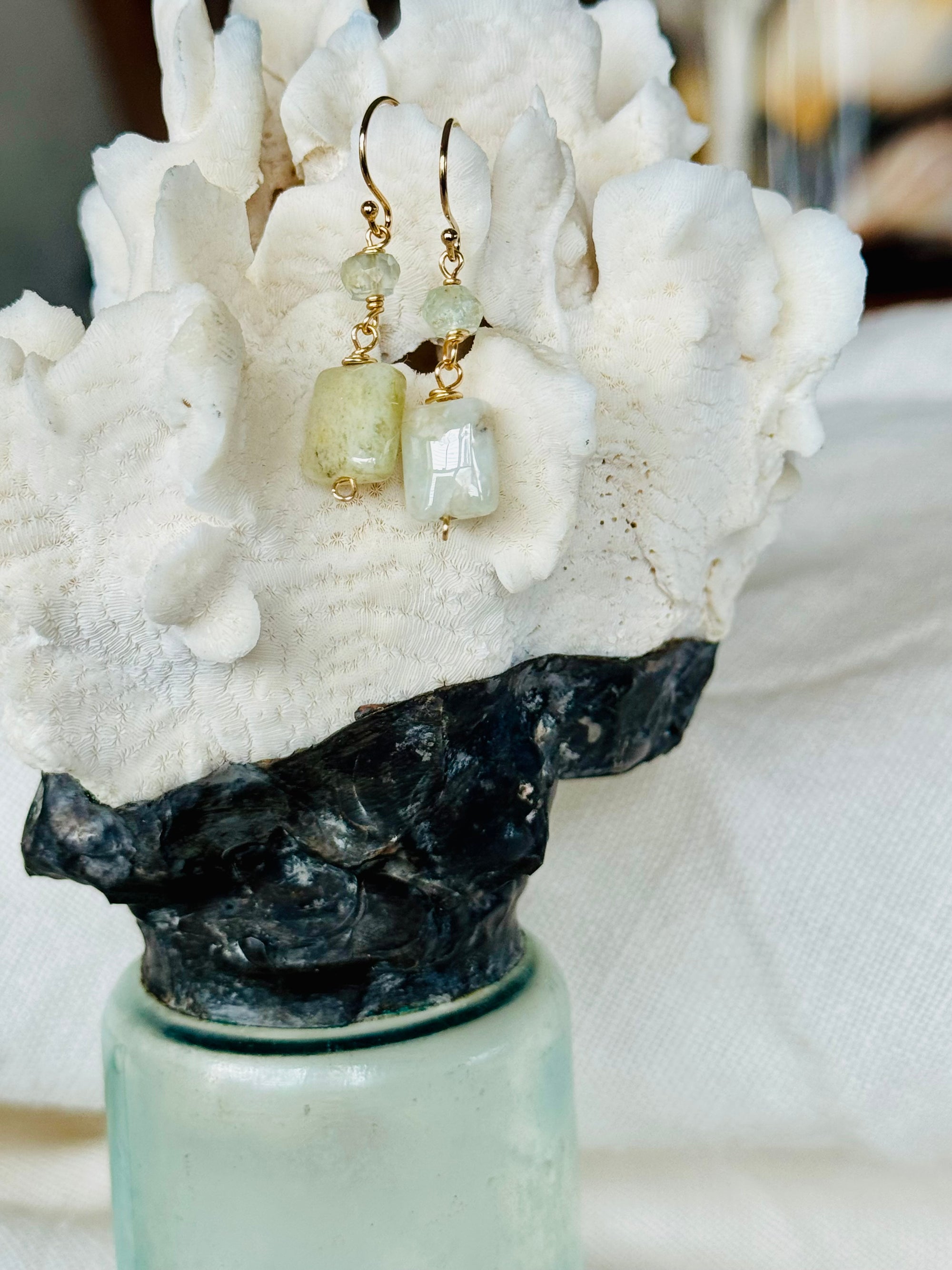 Green Seas Minis Earrings