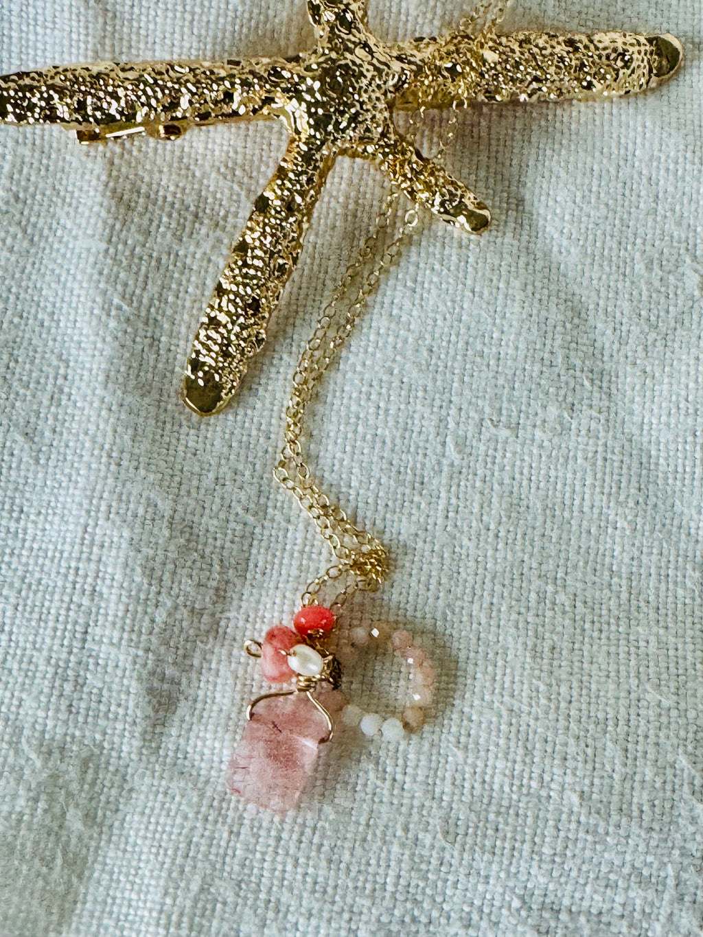 Dainty Pink Sands Necklace