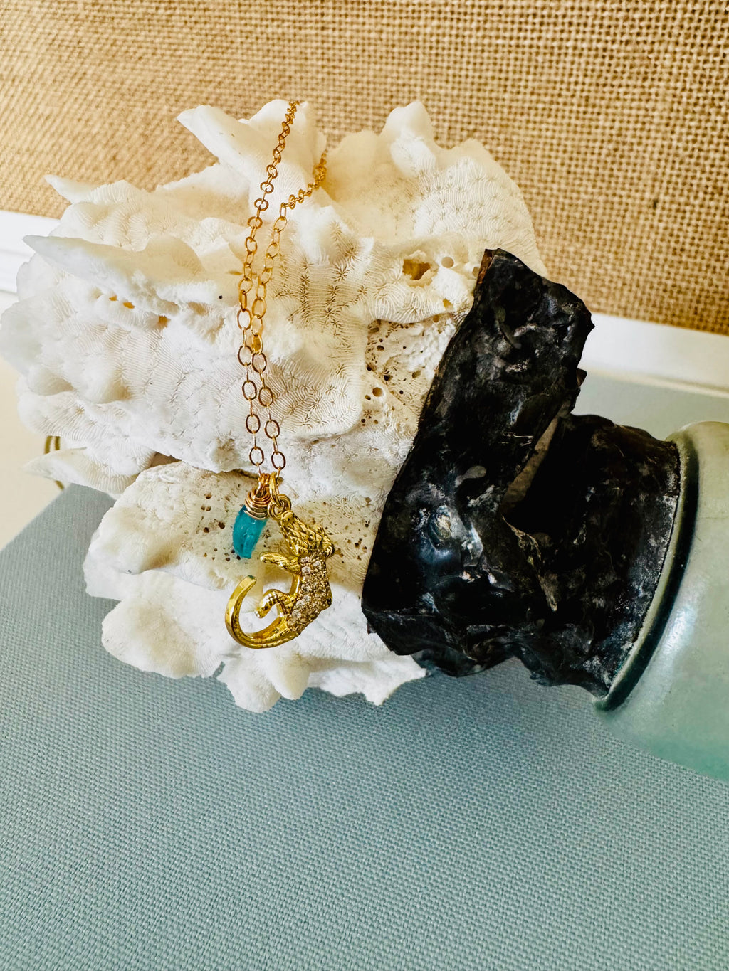 Alligator on Chain Necklace