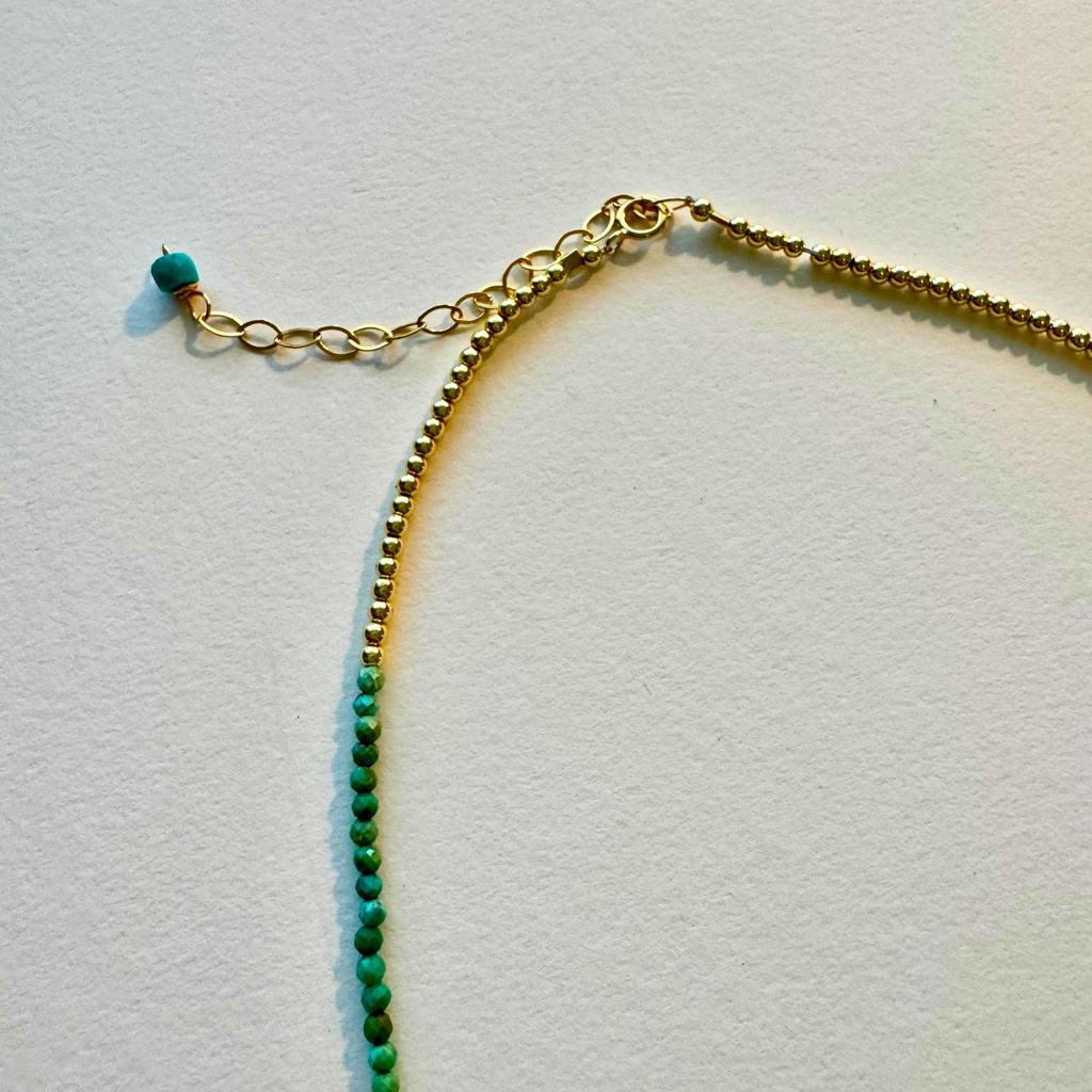 Tiny Turquoise Necklace