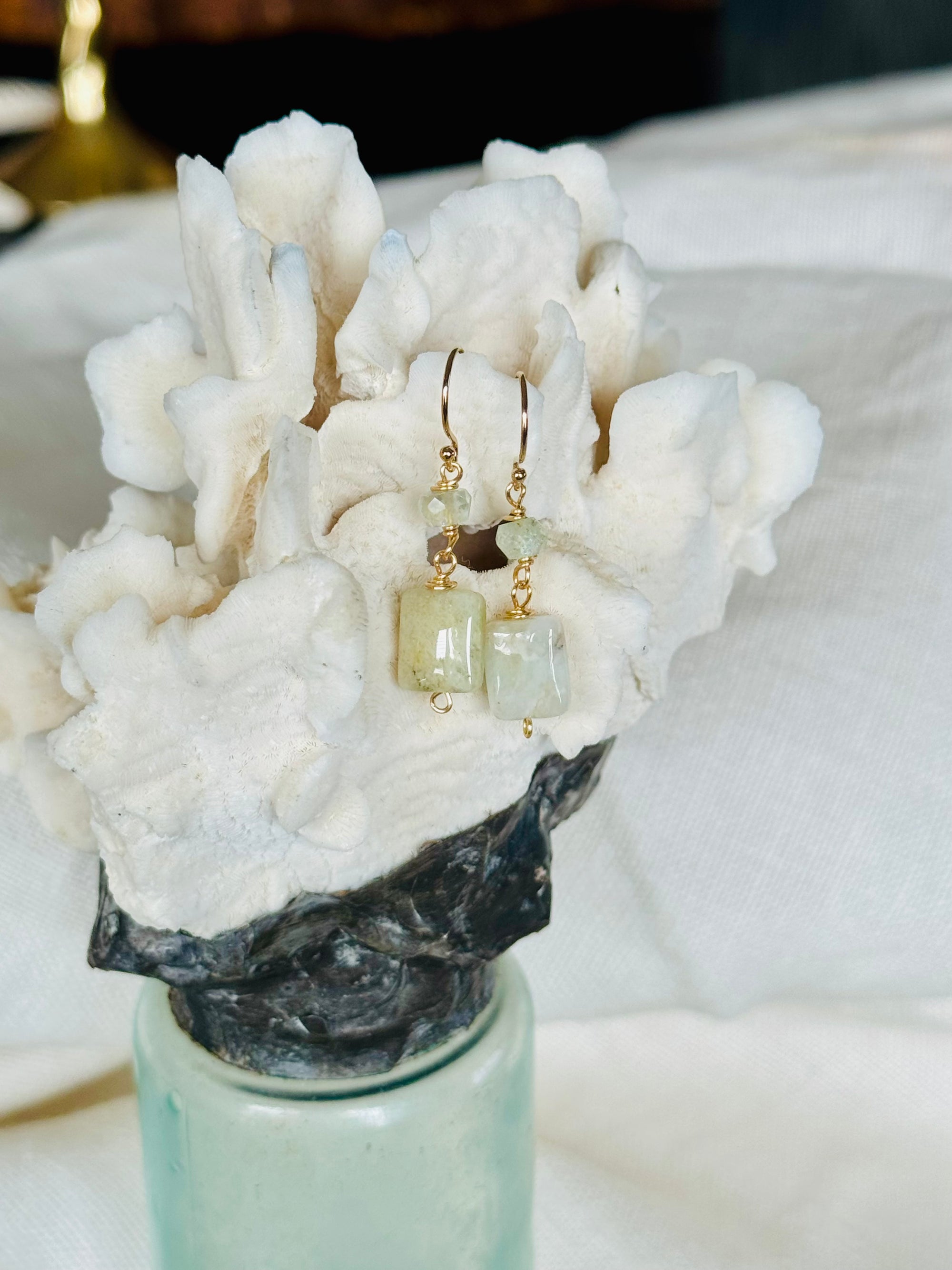 Green Seas Minis Earrings