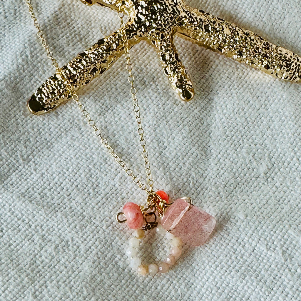 Dainty Pink Sands Necklace