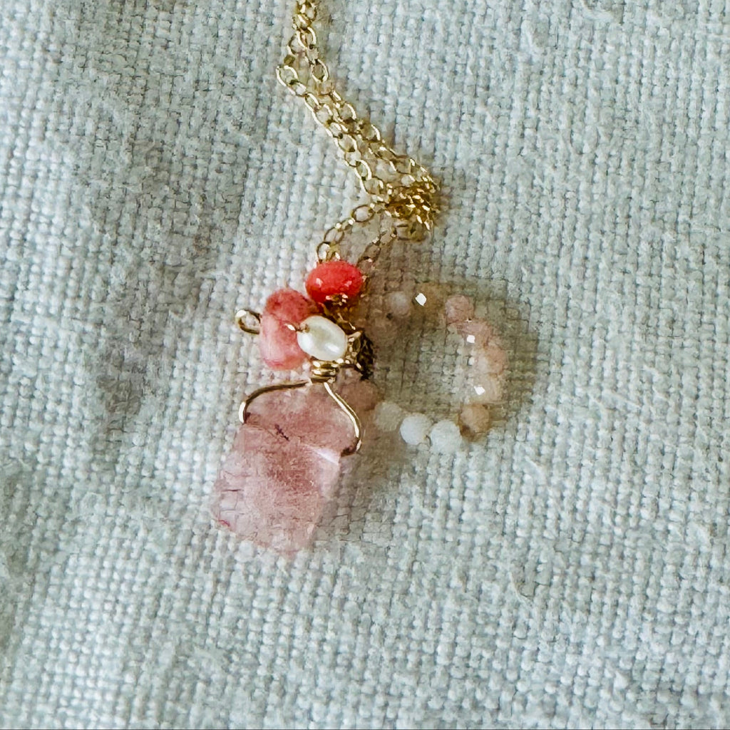 Dainty Pink Sands Necklace