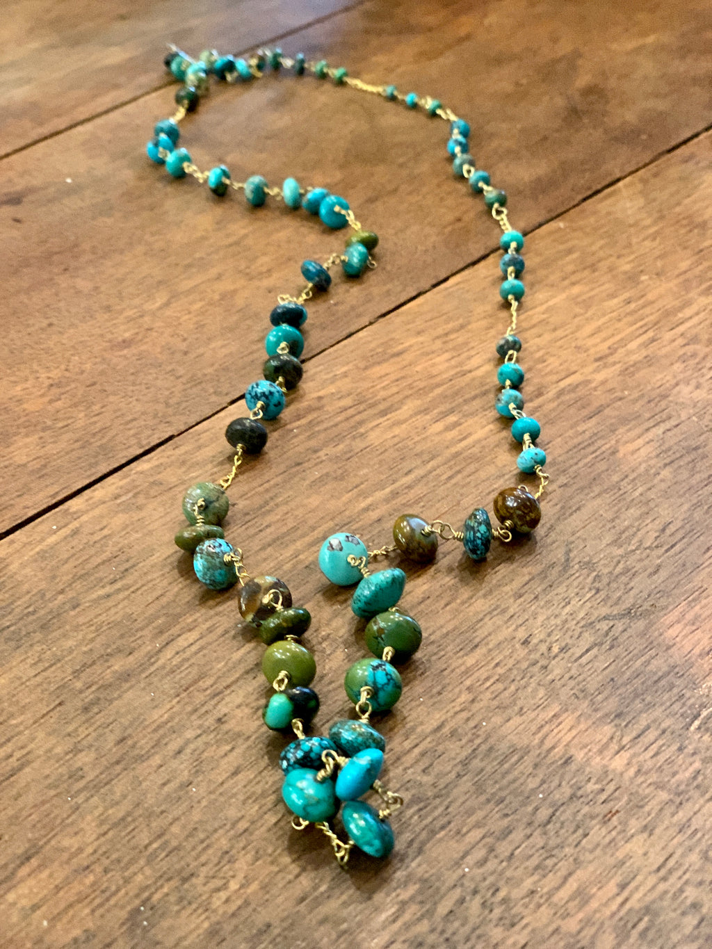 Arizona Green Turquoise Necklace