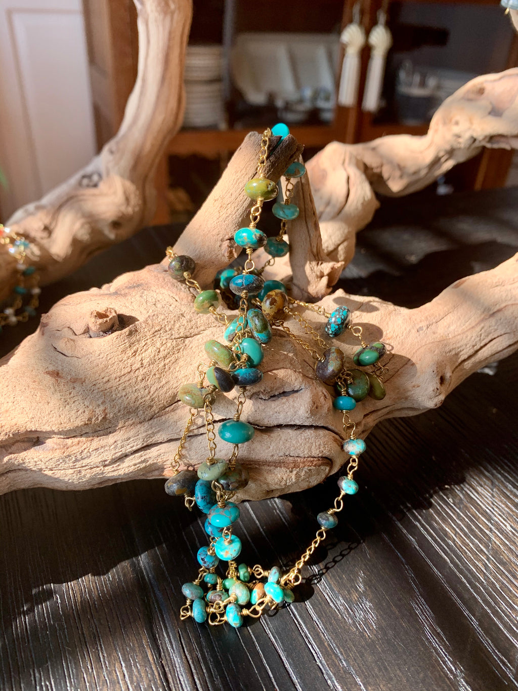 Arizona Green Turquoise Necklace