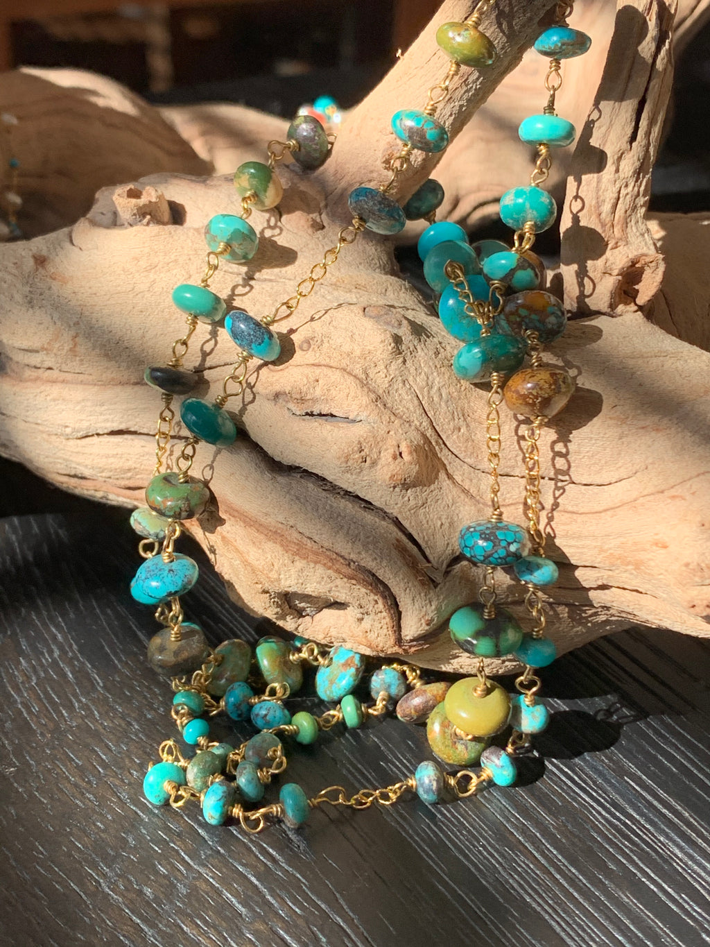 Arizona Green Turquoise Necklace