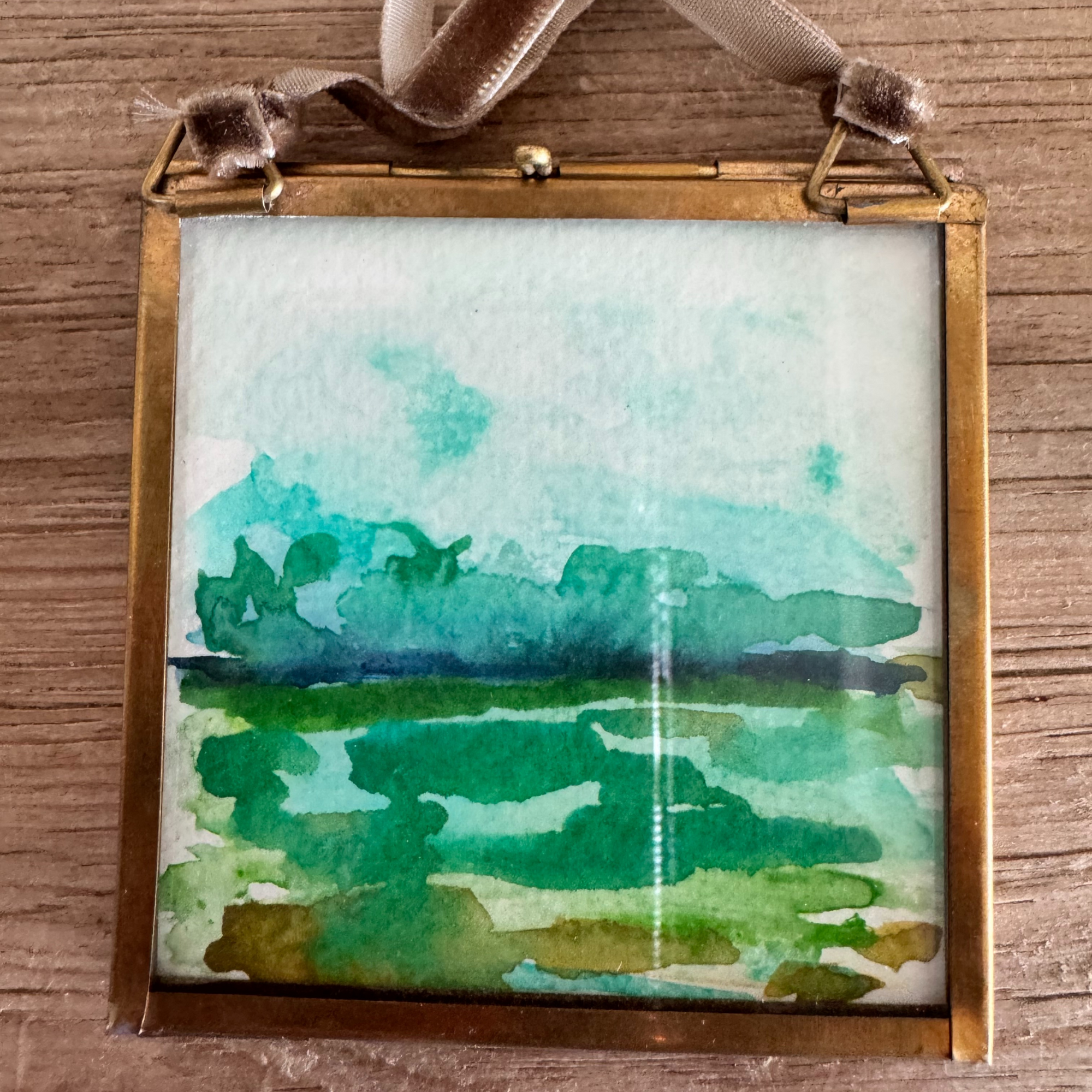 Labrador by the Sea Watercolor Ornament