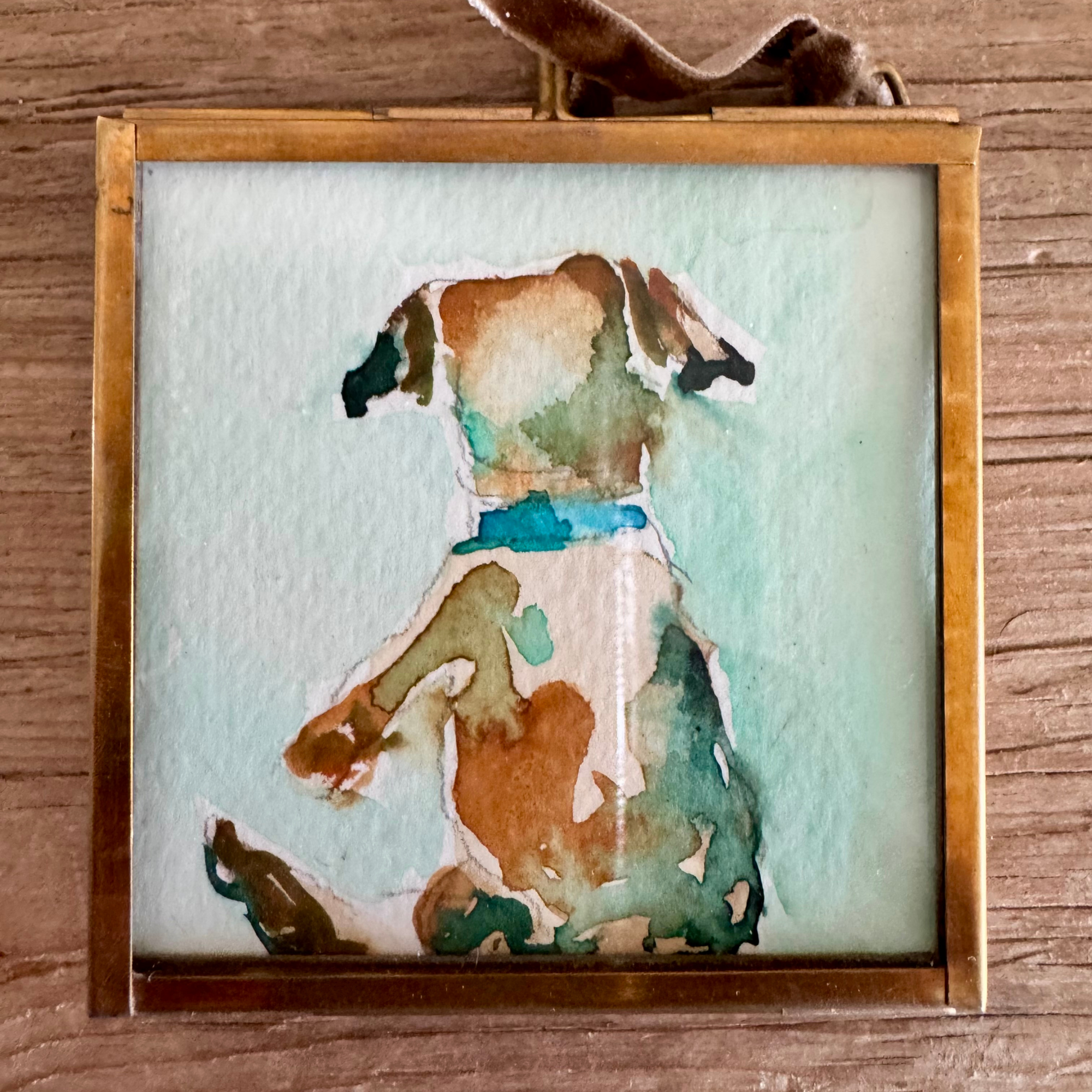 Labrador by the Sea Watercolor Ornament