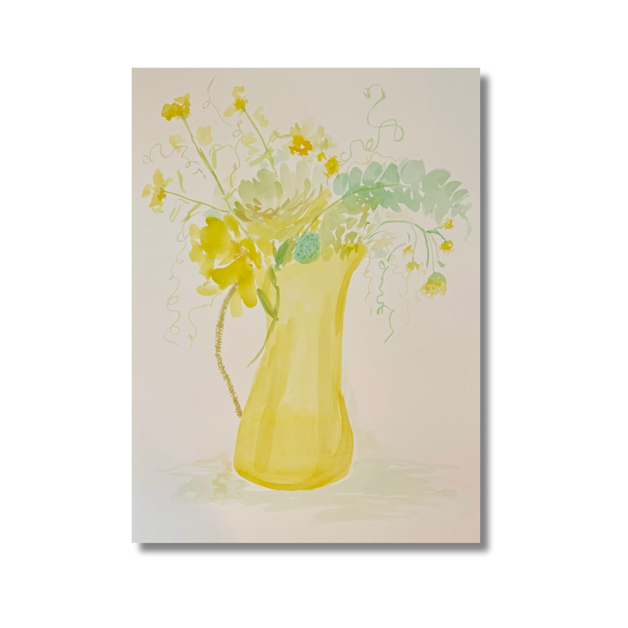 Lemonade Days Watercolor Painting