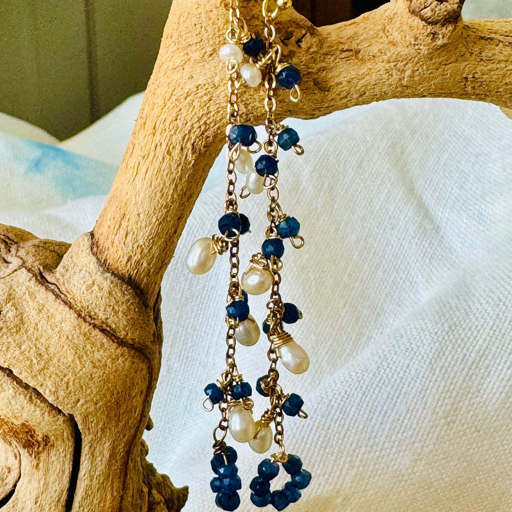 Midnight Seas Dangle Earrings