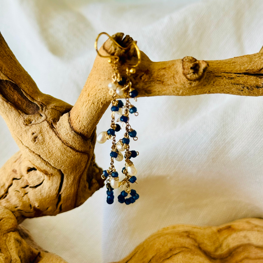 Midnight Seas Dangle Earrings