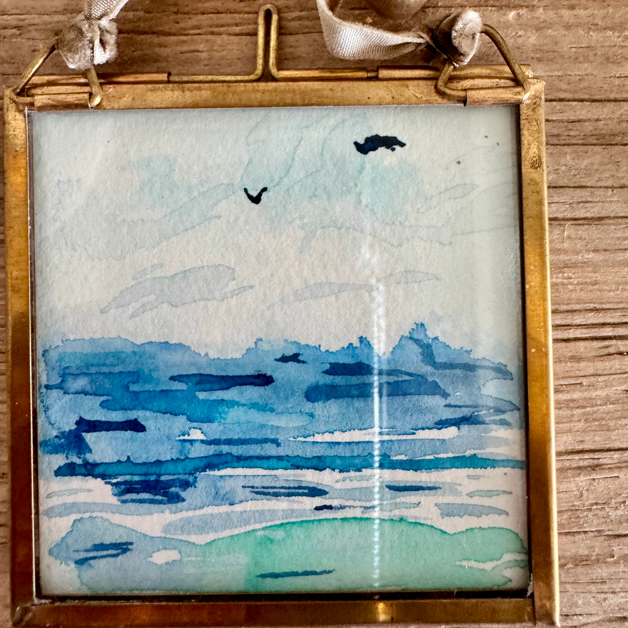 Oyster Watercolor Ornament