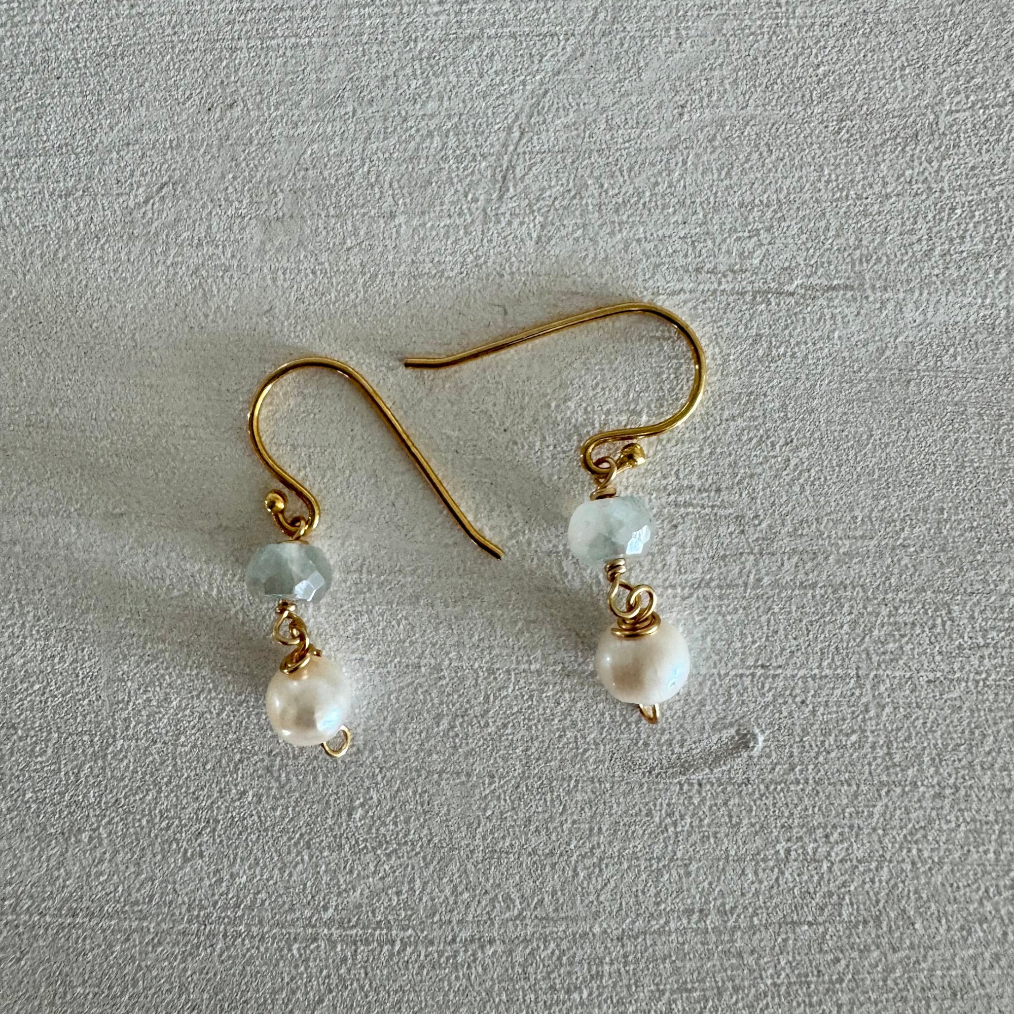 Pearl & Moonstone Earrings