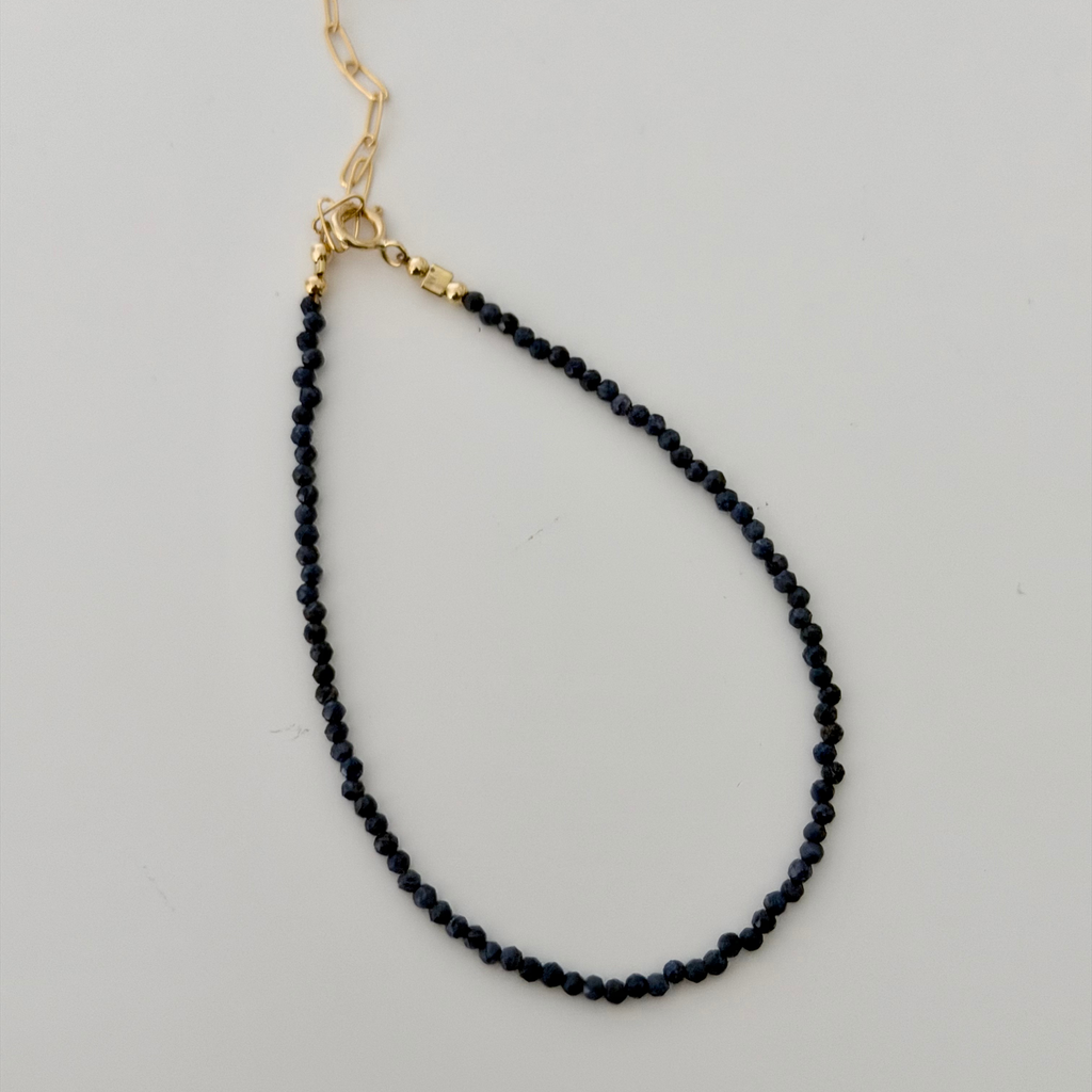 Sapphire Tiny Beads Bracelet 